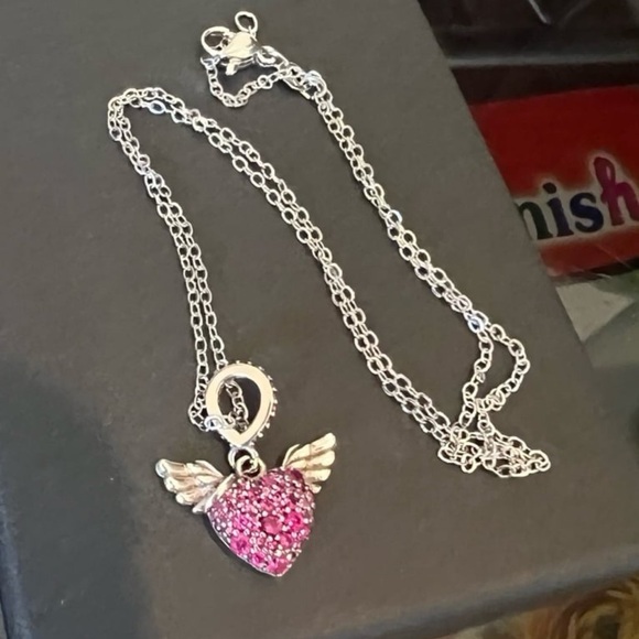 - 925 pure silver angel pendant necklace - Picture 7 of 10